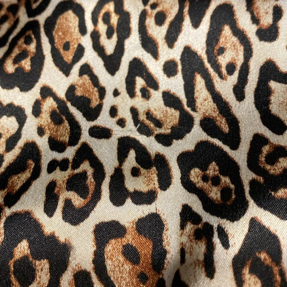 Victoria’s Secret Animal Print Robe Black,Brown,Off White /Cream XS/S/TP/P FLAWS